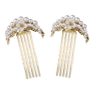 唐风发饰敦煌飞天汉服头饰凤尾流苏发梳复古气质插梳古风发簪排簪