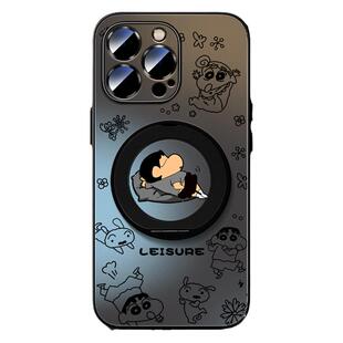 适用苹果16pro手机壳iphone17promax新款15旋转支架14plus高级感ip13超火防摔12散热11男16e新仔支点磁吸外壳