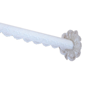 空调管套装饰遮挡洞贴欧式布艺蕾丝刺绣暖气管套子管道遮丑装饰罩