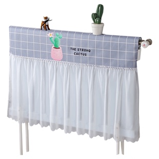 暖气片罩布艺简约家用遮挡防尘罩套子防熏黑装饰帘全包暖气罩盖布