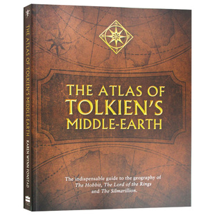 托尔金中土世界地图设定集 The Atlas of Tolkien's Middle-earth 英文原版 指环王 霍比特 魔戒 精灵宝钻 中洲的历史进口英语书籍