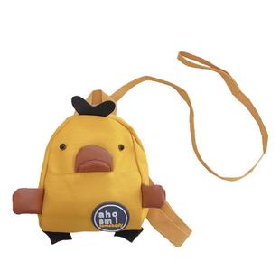 儿童书包幼儿园卡通可爱小黄鸭子轻便男女孩宝宝双肩包防走失背包