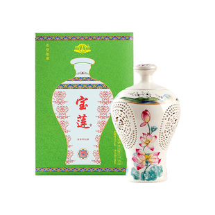 【酒厂直营】宝莲莲韵生香浓香型白酒52度纯粮食酒500ml礼盒两用