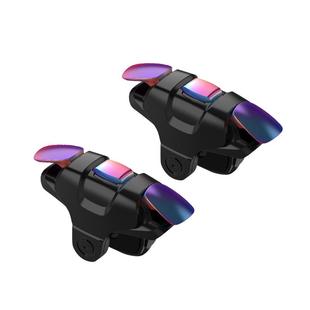 吃鸡神器自动压抢机械按键炫彩合金属带壳能用和平游戏手柄手游鸡王三代套装四指安卓苹果暗区来突围六指精英