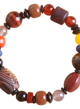 向内男女多宝手串原创能量石手链