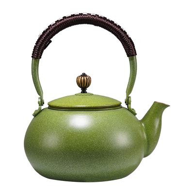 阿三铜艺全紫铜茶壶创意盎然套装