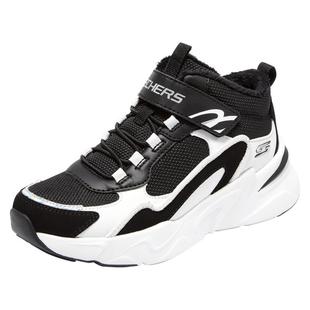 斯凯奇童鞋熊猫鞋冬季女中大童棉鞋加绒保暖运动鞋靴子冬靴雪地靴