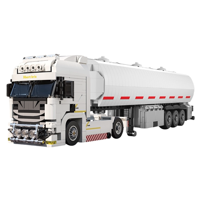 砖悦斯堪尼亚卡车积木模型汽车