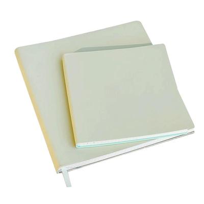 中佳文具pu皮面方形本盖章本