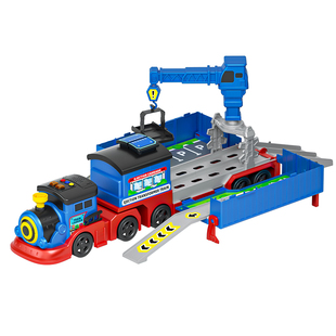 儿童托马弹射轨道小火车斯停车场益智玩具男孩3到6岁生日礼物新年