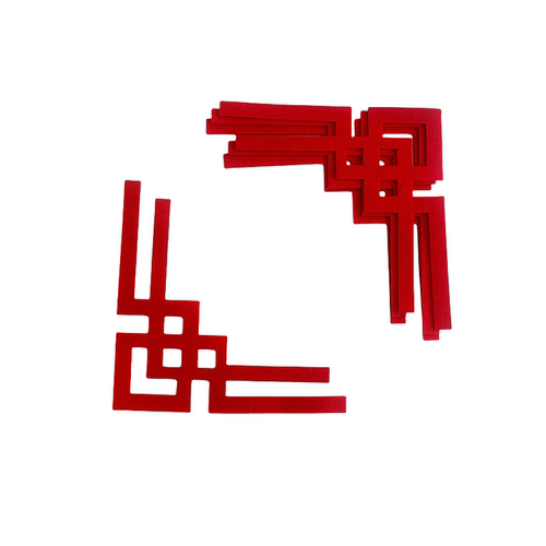 创意中国风青花瓷环创边框材料装饰墙贴幼儿园教室布置主题墙面