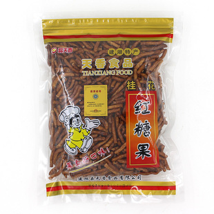 盐城特产晶天香750g桂花红糖果子苏北金果棒张木果蜜汁江米条包邮