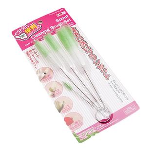 长柄壶嘴奶瓶奶嘴专用小孔缝隙清洁硬毛刷小号套装洗茶壶嘴的刷子