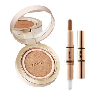 FOMIX山茶花奢养持妆气垫霜轻薄底妆控油油皮定妆干皮不卡粉气垫Z