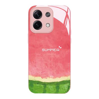 适用红米note13手机壳新款note12pro防摔Redmi可爱女网红note11se/10西瓜turbo3玻璃note9pro高级感por全包+