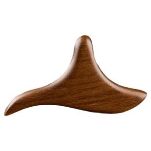 木质三角雀按摩器足疗棒足底刮痧板牛角点穴笔脚底穴位按摩棒工具