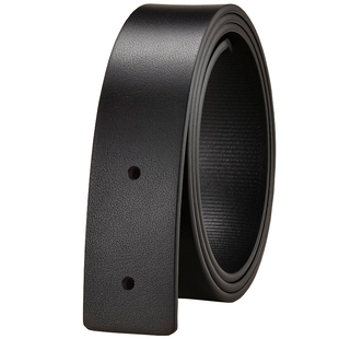 无头皮带不带头男士真皮2025新款无牙无孔内穿自动扣裤腰带身皮条