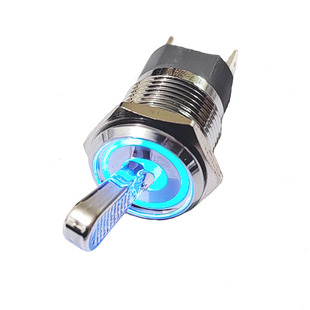 M16mm二三档大电流切换自锁高端DIY专用摇臂钮子拨动带灯按钮开关