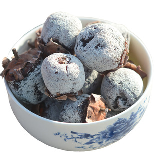 柿饼农家自制散装野生老树山西特产级老式白霜陕富吊柿子饼平干款