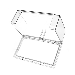 86型透明粘贴式免打孔一二位双连联体开关插座保护盖防溅盒防水罩