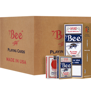 小蜜蜂扑克牌bee纸牌斗地主梭哈NO.92美国进口德州百家乐专用朴克