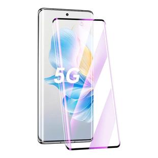 尤星适用荣耀100钢化膜抗蓝光曲面全屏覆盖防摔保护honor100pro手机膜5G防指纹高清玻璃全包边水凝膜新款屏保