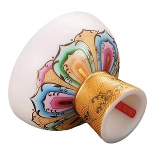 福海升莲主人杯精致高档莲花个人专用茶杯羊脂玉瓷小号茶盏高脚杯