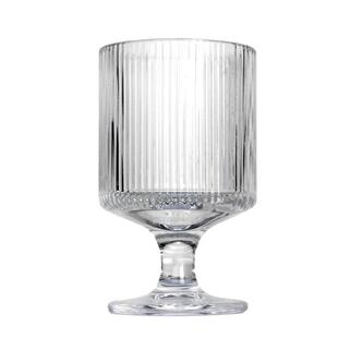 法式复古玻璃香槟杯高颜值高脚酒杯家用咖啡杯水杯鸡尾酒杯