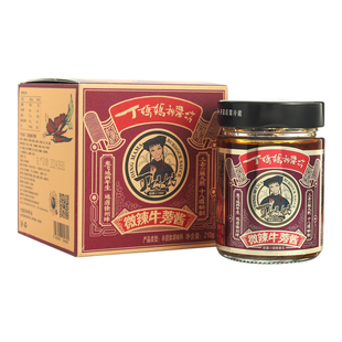 天利丁妈妈牛蒡酱瓶装210g微辣酱拌面拌饭酱料香辣酱菜徐州特产