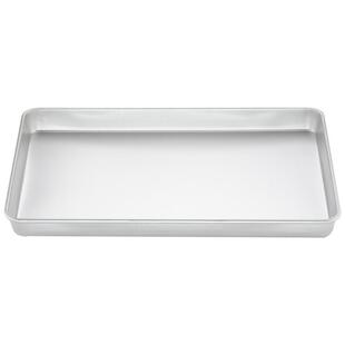 巨博铝烤盘长方形60x40商用烤箱烤盘烘焙披萨面包蛋糕托盘镀铝盘