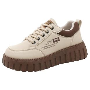 爆款老爹鞋女2025春秋新韩版百搭运动休闲鞋厚底增高小白鞋学生鞋