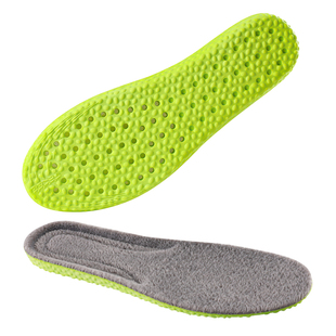 男士皮鞋专用鞋垫男鞋冬英伦风休闲艾草防臭抗菌吸汗保暖防寒加绒