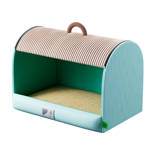 猫窝2026热卖四季通用凉席半封闭安全感夏天可拆洗猫产房夏季狗窝