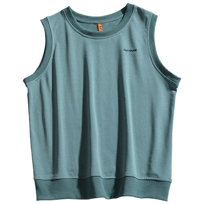 连帽卫衣无袖坎肩马甲背心