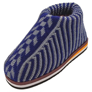 手工棉鞋鞋面鞋帮半成品加厚冬 毛线拖鞋材料包 孺子牛鞋底防滑底