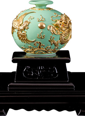 花瓶厦门漆线雕生意兴隆开业礼品