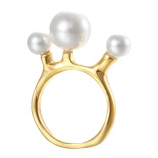 daartemis达弥独立设计师品牌 枝丫系列铜镀14k金高