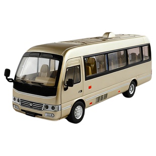 2026年新款丰田考斯特合金汽车模型仿真收藏儿童玩具男孩生日礼物