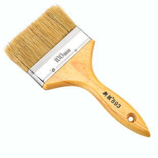 真猪毛刷木柄纯猪毛刷油漆刷猪鬃刷棕毛刷烧烤刷耐高温刷清洁毛刷