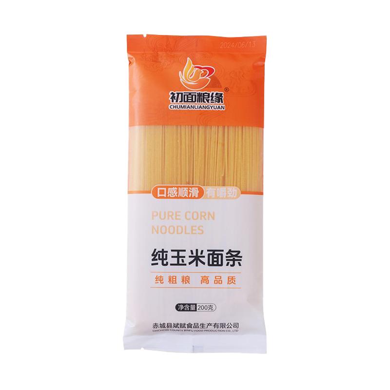 初面粮缘纯玉米面条可煮可泡