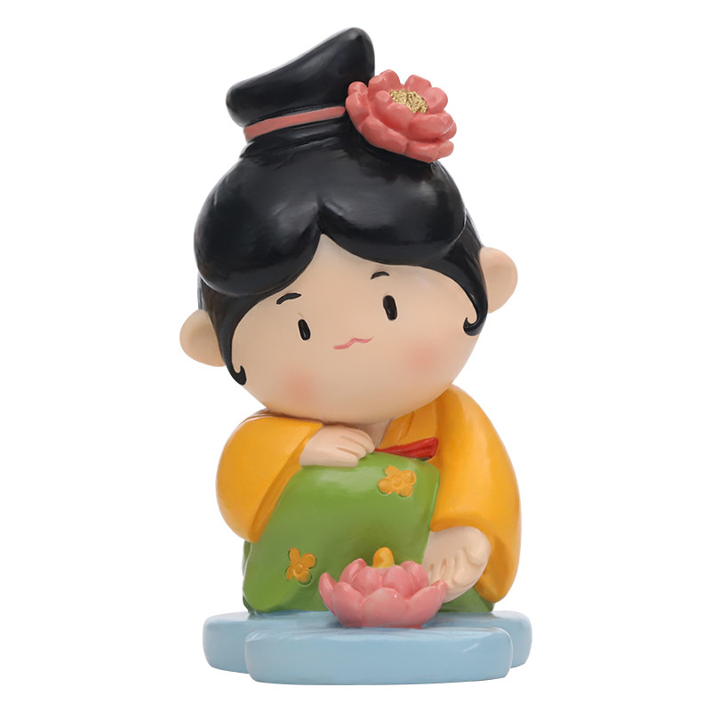 古风唐仕女小摆件可爱卡通唐小圆