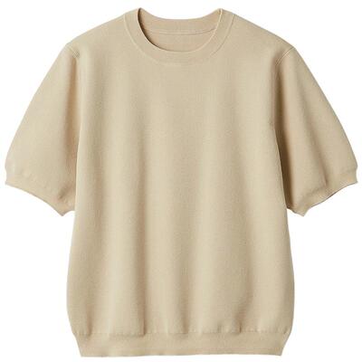 Mila Owen26春夏新品简约优雅纯色宽松短袖针织衫09WNT261116