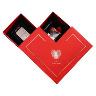 芝宝打火机zippo正版配件zipoo专用礼品盒礼物包装袋zppo爱心礼盒