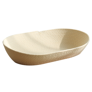 四季通用猫爬架椭圆太空舱猫窝手工编织保暖透气垫子半球窝耐抓