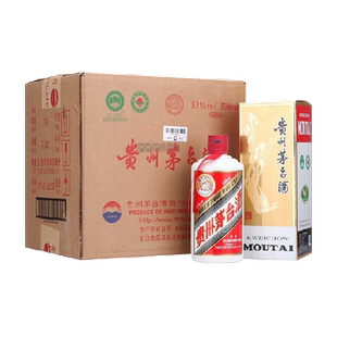 贵州飞天茅台53度酱香型白酒500ml*6瓶（原箱原封）年份随机H