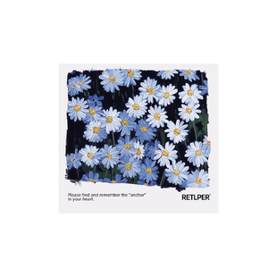 RETLPER反光贴 原创 小雏菊太阳花 找寻心中锚点汽摩平面防水贴纸