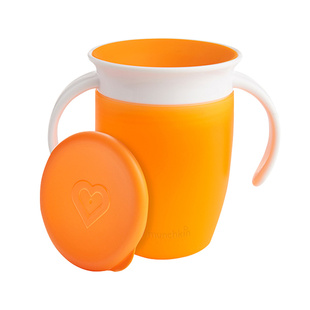 munchkin麦肯齐满趣健学饮杯防摔儿童饮水杯宝宝防漏广宽口魔术杯