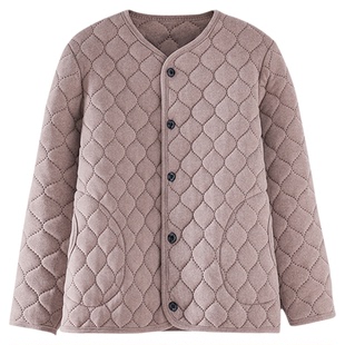 中年妈妈秋冬装德绒棉衣女士内胆防寒棉服中老年人内胆保暖小棉袄