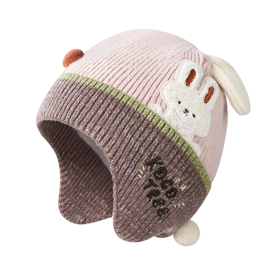 自发热+9.6℃儿童针织护耳帽