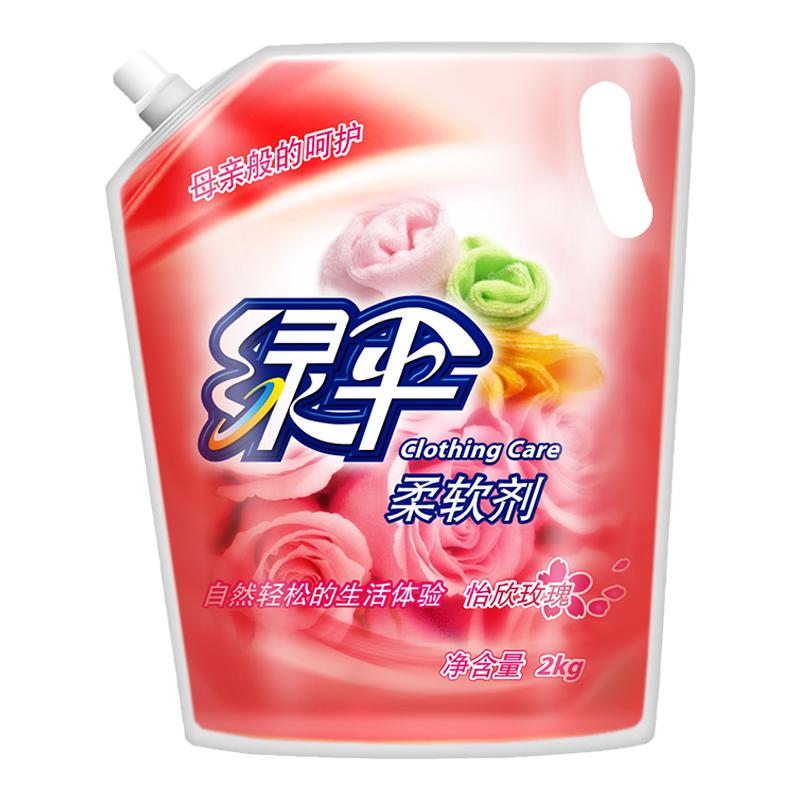 绿伞柔顺剂去静电留香